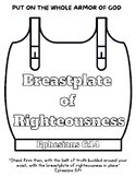 Armor of God Breastplate of Righteousness Craft KidMin Dec