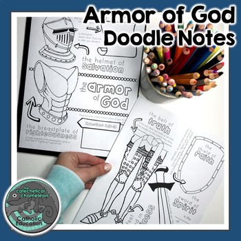 Preview of Armor of God Doodle Notes