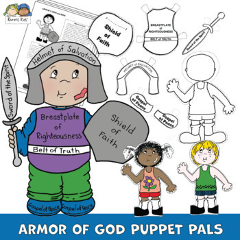 Preview of Armor of God Puppet Pals Kit