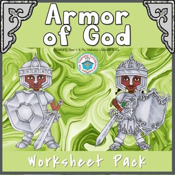 Armor of God Worksheet Pack by The Treasured Schoolhouse | TpT