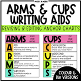 Arms (REVISE) & Cups (EDIT) Writing Resource - Posters & C