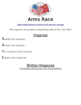 arms race essay questions