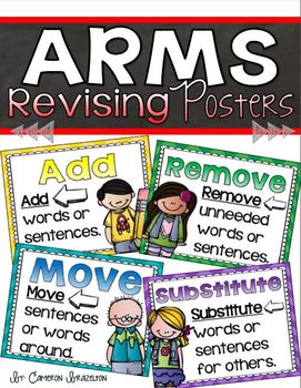 ARMS Revising Writing Posters and Handout by Cameron Brazelton | TpT