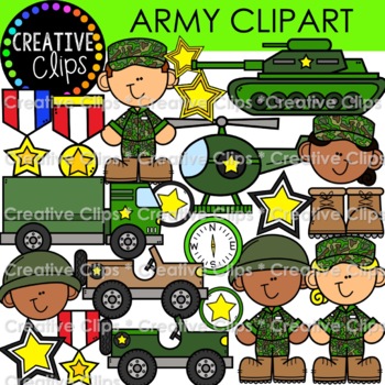 Army Soldier Clipart Teaching Resources | TPT