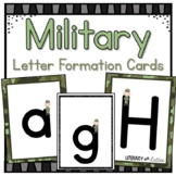 Army/Military Alphabet & Letter Handwriting Cards {RtI & I