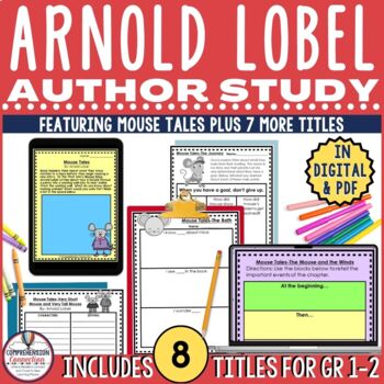 Preview of Arnold Lobel Author Study Activities and Lessons for 8 Titles