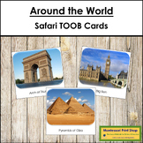 Around The World Safari TOOB Cards - Montessori