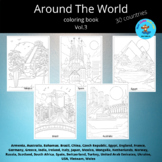 Around The World - coloring book - Vol.3