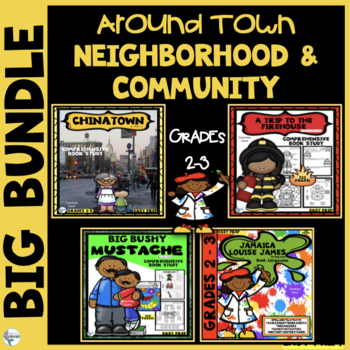 Preview of Around Town Bundle of Book Studies