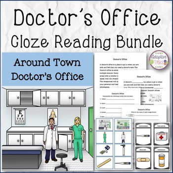 Preview of CLOZE READING SET Doctor's Office