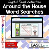 Around the House Word Search Easel Activity