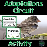 Adaptations - Around the Room Circuit - Distance Learning 