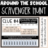 Around the School Scavenger Hunt