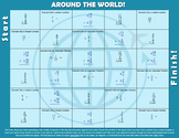 Around the World Adding Like Fractions With Regrouping Gam