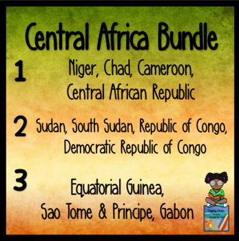 Preview of Around the World:  Africa - Central Africa Bundle