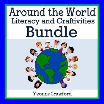 Preview of Around the World Bundle - Christmas, Easter, Valentine's Day | 50% off