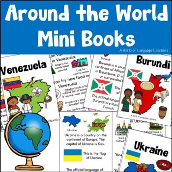 Preview of Around the World Countries Books Bundle