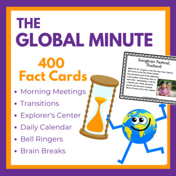 Preview of Around the World Fact Cards: The Global Minute