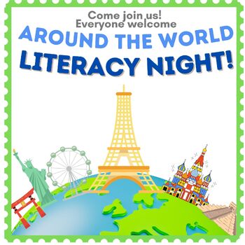 Preview of Around the World Family Literacy Night "Make and Take" Activities & Plans