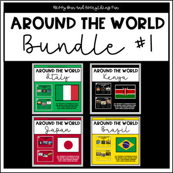 Preview of Around the World:  Italy, Brazil, Kenya, and Japan