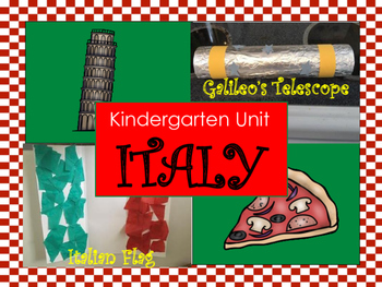 Preview of Around the World: Kindergarten Unit: Italy