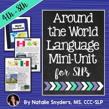 Preview of Around the World Language Unit for Upper Elementary & Middle School
