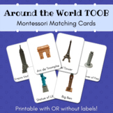 Around the World Montessori Matching Cards (SafariLtd Toob)