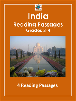 Preview of India Reading Passages:  Grades 3-4
