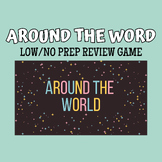 Around the World Review Game (Low/No Prep)