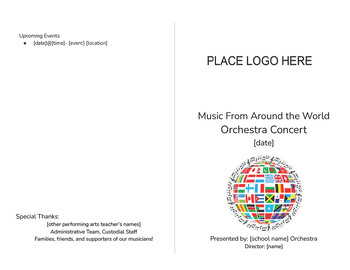 Preview of Around the World Themed Orchestra Concert Package