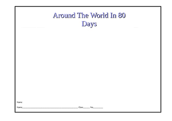 around the world in 80 days map