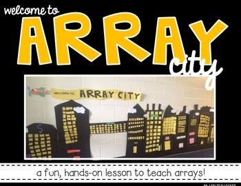 Preview of Array City (a multiplication project)