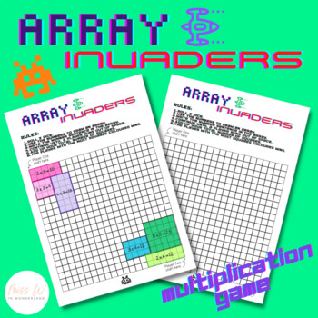 Preview of Array Invaders | Multiplication Game