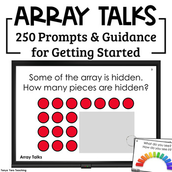 Preview of Array Talks Multiplication Number Talks Fact Fluency Subitizing Grades 3+