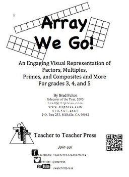 Preview of Array We Go! Introducing Multiplication, Factors, Primes, & Composites
