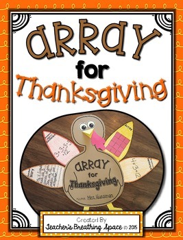 Preview of Array for Thanksgiving  |  Array Turkey Craftivity