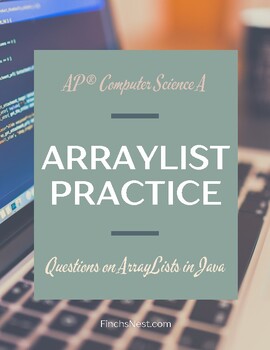 Preview of ArrayList Practice - AP® Computer Science A