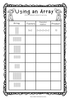 homework & practice 1 3 arrays and multiplication