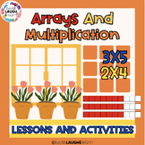 Arrays And Multiplication || Lessons and Practice Worksheets