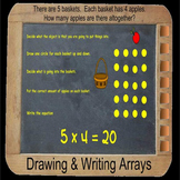 Arrays   Drawing and Writing   SMARTBoard Lesson