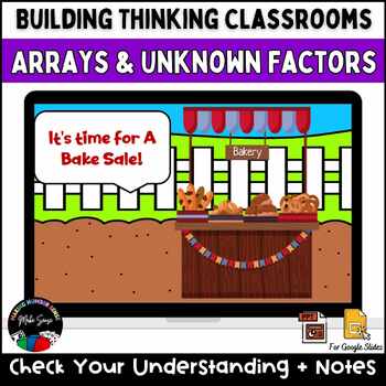 Preview of Arrays, Equal Groups, & Unknown Factors Math Task - Building Thinking Classrooms
