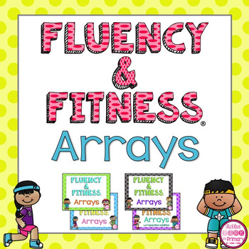 Preview of Arrays Multiplication Fluency & Fitness® Brain Breaks