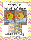 Arrays Full of Sunshine {a multiplication math craftivity}