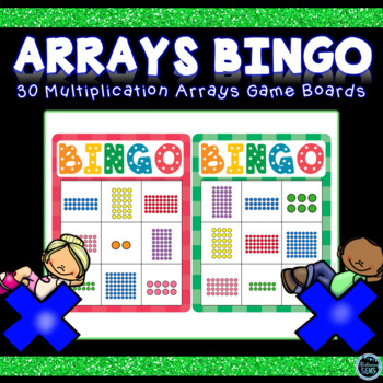 Preview of Arrays Game | Multiplication Arrays Bingo Games | Arrays Math Center
