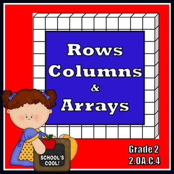 Preview of 2nd Grade Arrays - Understanding Rows and Columns