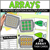 Arrays and Repeated Addition 2nd Grade Task Cards - St. Pa