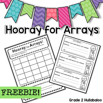 Preview of FREE Arrays with Repeated Addition and Multiplication
