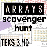 Arrays Scavenger Hunt TEKS 3.4D