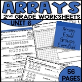 Arrays Worksheets | 2nd Grade Even and Odd Worksheets 2.OA