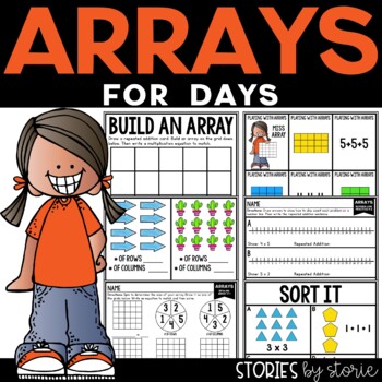 Preview of Arrays Worksheets, Games, and Activities